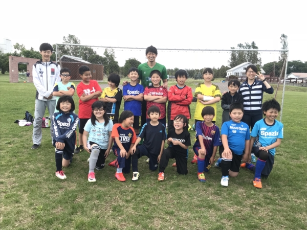 札内白人サッカー少年団訪問 北海道十勝スカイアース公式サイト